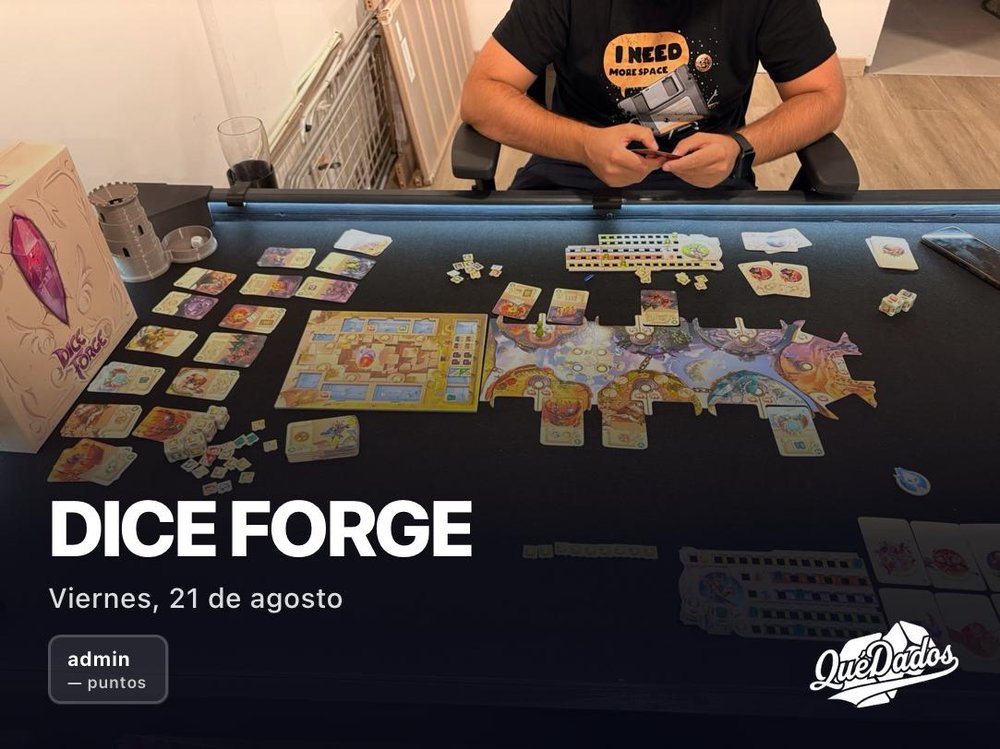 Partida de Dice Forge compartida
